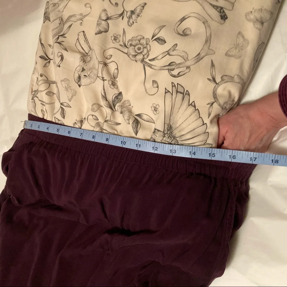 Carole Little Purple Rayon Skirt - Picture 8 of 11